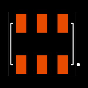 HLE-103-02-L-DV Footprint