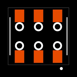 HLE-103-02-S-DV-BE-K-TR Footprint