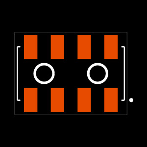 HLE-104-02-F-DV-A-K-TR Footprint