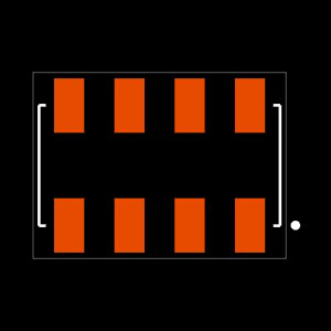 HLE-104-02-F-DV-TR Footprint