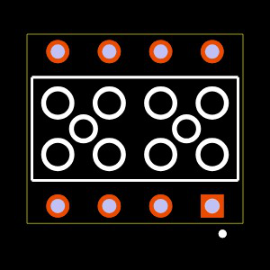 HLE-104-02-S-DV-PE-LC Footprint