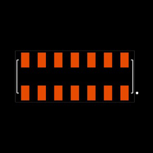 HLE-107-02-L-DV Footprint