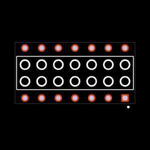 HLE-107-02-L-DV-PE-BE-LC Footprint