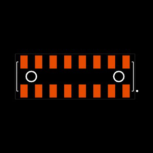 HLE-108-02-G-DV-A Footprint