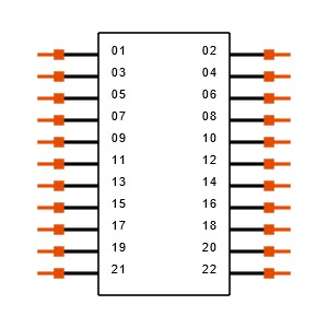 HLE-111-02-F-DV Symbol