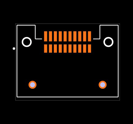 HSEC8-110-01-S-RA Footprint