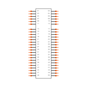HSEC8-125-01-S-DV-A-L2-TR Symbol