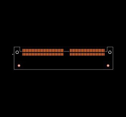 HSEC8-150-01-L-RA Footprint