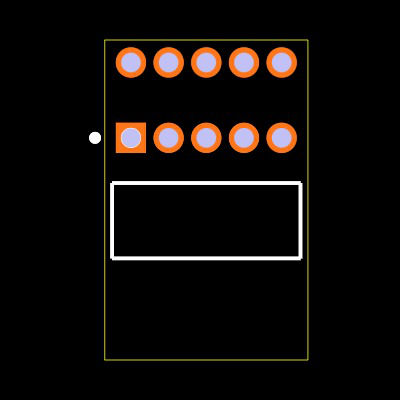 HTMS-105-03-G-D-RA Footprint