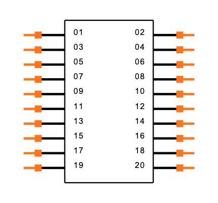 HTSS-110-01-SM-DV-P-TR Symbol