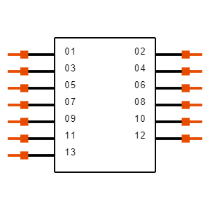 HTSW-107-05-T-D-LL-014 Symbol