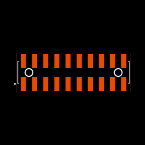 HW-10-20-L-D-750-SM-A Footprint