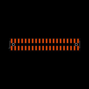 HW-20-20-G-D-600-SM-A Footprint