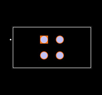 IPBT-102-H3-T-D-GP Footprint