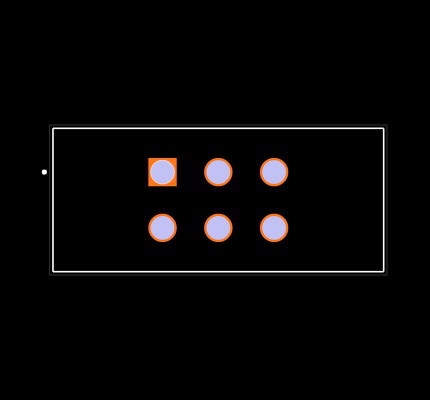 IPBT-103-H1-T-D-GP Footprint