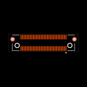 LSHM-130-L2.5-L-DV-A-S-TR Footprint