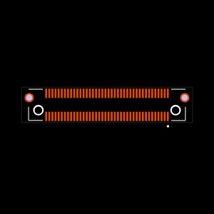 LSHM-140-L2.5-F-DV-A-S-K-TR Footprint