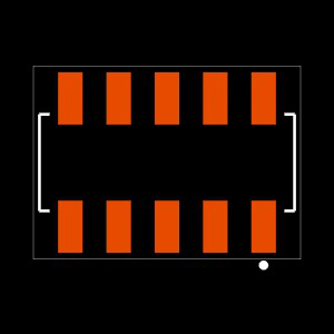 MMS-105-02-L-DV-P-TR Footprint
