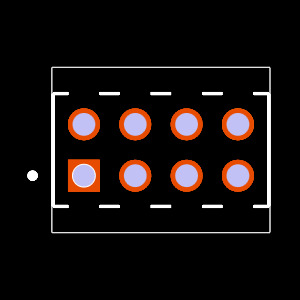 MTMM-104-03-L-D-160 Footprint