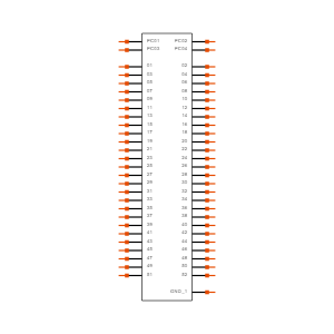 QFSS-052-04.25-H-D-PC4 Symbol