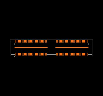 QMS-052-09.75-SL-D-A-TR Footprint