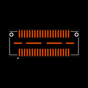 QSE-020-01-F-D-A Footprint