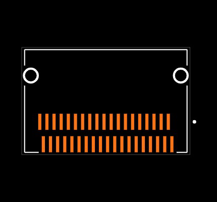 QSFP8-038-01-L-D-RA1 Footprint