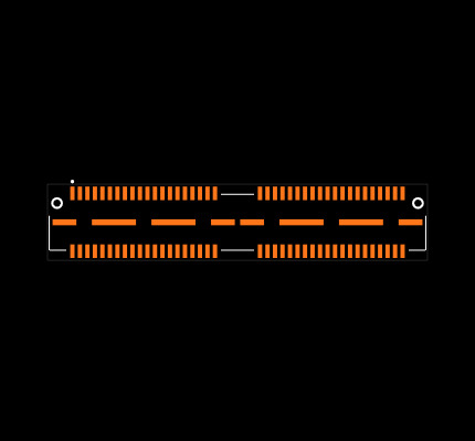 QTE-040-01-L-D-A-K Footprint