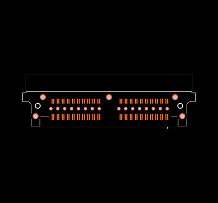 QTH-040-01-L-D-DP-RA-PGP Footprint