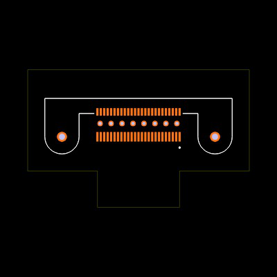 QTS-025-02-L-D-RA-LS2 Footprint
