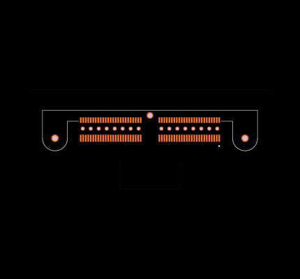 QTS-050-01-F-D-RA-WT-LS2 Footprint