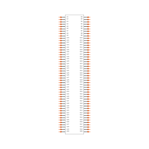 SEAF-50-01-L-08-1-RA-GP-TR Symbol