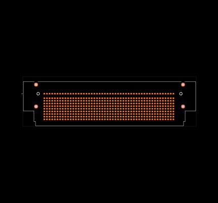 SEAF-50-01-L-10-2-RA-GP-K-TR Footprint