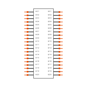 SEAF8-20-1-S-08-2-RA-GP Symbol