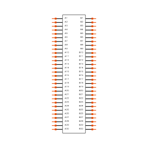 SEAM-30-02.0-L-06-2-A-GP-K-TR Symbol