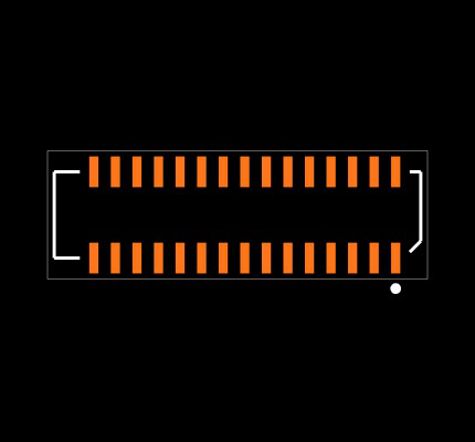 SEM-115-02-03.0-G-D-K-TR Footprint