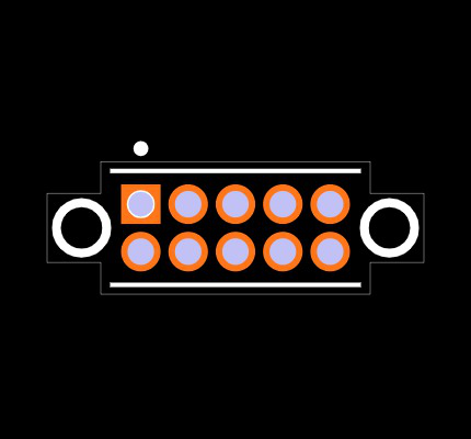 SFML-105-01-L-D-A-K Footprint