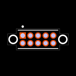 SFML-105-L3-S-D-A Footprint