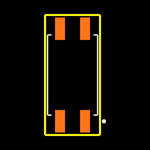 SSM-102-F-DH Footprint