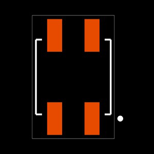 SSM-102-L-DV Footprint