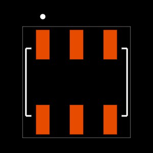 SSM-103-S-DV Footprint