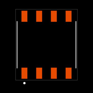 SSM-104-F-SH Footprint