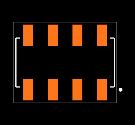 SSM-104-S-DV-TR Footprint