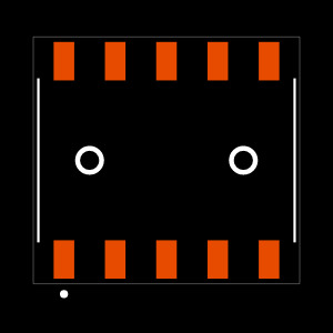 SSM-105-S-SH-LC Footprint