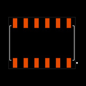 SSM-106-F-DH Footprint