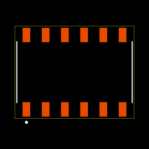 SSM-106-F-SH Footprint