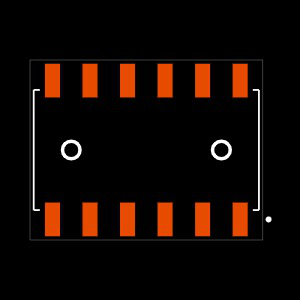 SSM-106-L-DH-LC Footprint