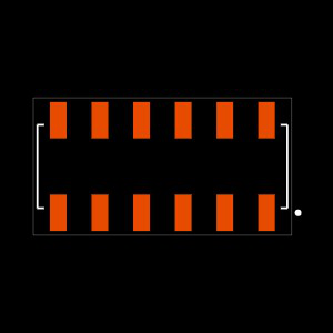SSM-106-L-DV-K-TR Footprint
