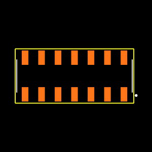 SSM-107-L-DV-K-TR Footprint