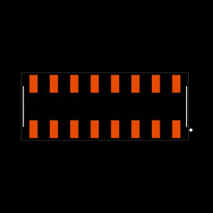 SSM-108-T-DV Footprint